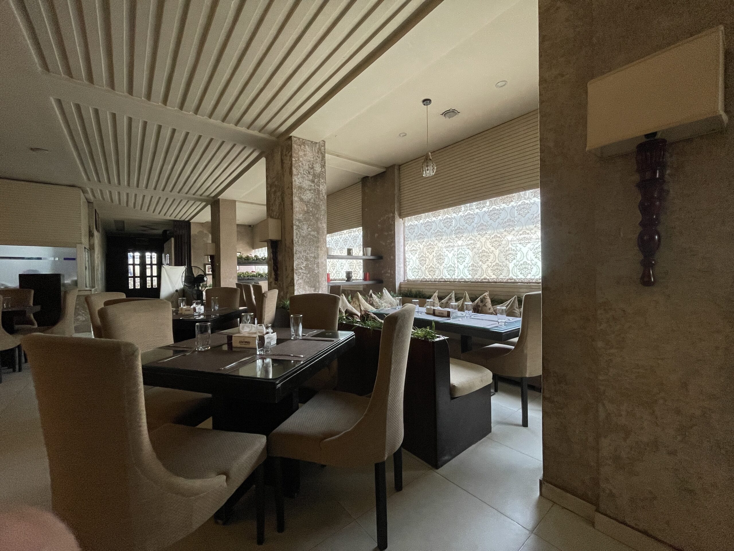 Interior view of Aroma Café